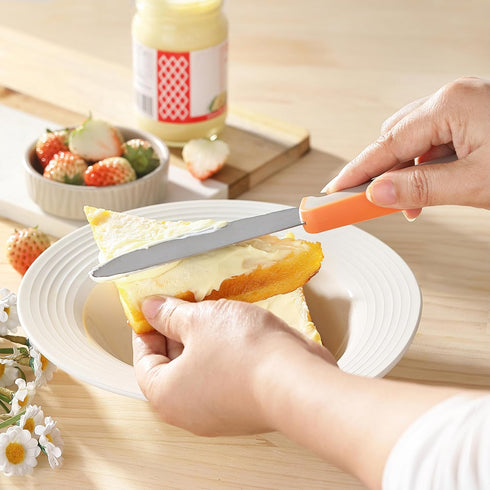 LITTLE COOK SINCE 1995 4.7 Inch Butter Knife Spreader, Little Cook Sandwich Butter Spreader Knife, Stainless Steel
