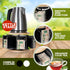 Countertop Made Easy Kit Metal Carousel Tea Bag Organizer & Kettle Stand Caddy- Modern Storage Solution for Tea Bags