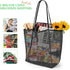 KALIDI Beach Mesh Tote Bag, Casual Hobo Tote Bag for Women, Foldable MAX 23L Shoulder Bag for Beach Picnic
