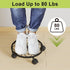 Chinpakden 10.24" 1 Pack 360 Plant Stand with Wheels - Plant Caddy, Rotatable and Lockable Plant Rollers, Easy to Move
