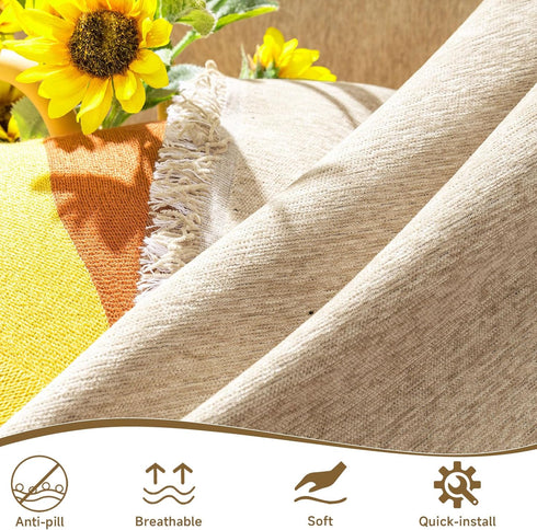 71"X71" VClife Sofa Chair Cover Pet Armchair Cover for Dog, Washable Non Slip Armchair Sofa Cover with Tassel Modern