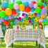 13"-42'' 29"-98" Putros Over The Table Rod Stand with Clamps Gold Tall Length Adjustable Metal Table Arch Hanging Rod