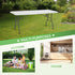 PayLessHere 6FT | Folding Table | Portable Plastic Table with Carry Handle | Waterproof & Foldable Table Design | Steel