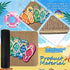 Summer Flip Flop Door Mat, Non-Slip Rubber Welcome Doormat for Indoor Outdoor Floor, 27.5 x 16.5 Inch