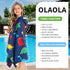 3-12 28" 53" OLAOLA Colorful Dinosaur Hooded Towel for Kids Years, x Soft Thick Absorbent Beach Towels, Toddler Bath