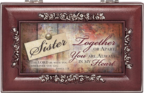 Rosewood Music Box - Sister Always in My Heart