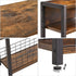 3 UTMZ001H IBUYKE Narrow Side Table with Storage Shelf, Tier End Table,Modern Sofa Table,Small Nightstand with Magazine