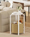 TUTOTAK Small Side Table, Round End Table, Night Stand, Bedside Table, Sofa