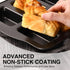 HONGBAKE 2 Pack Mini Loaf Baking Pans, 8-Cavity Nonstick Small Cornbread and Banana Bread Set