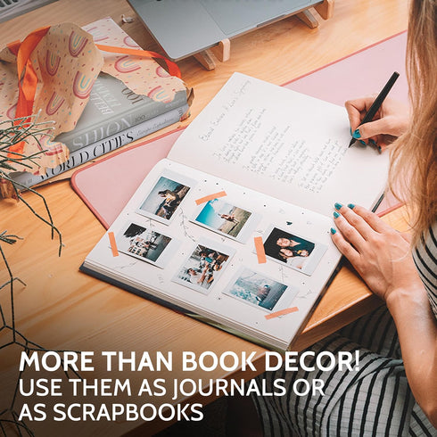Art Decorative Books for Coffee Table - Designer Faux/Fake Books for Decoration - Enhance Your Coffee Table, Mantle