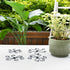6.5 6.5IN -5 Set, Yohsnor Black Monstera Plant Support Hook - * Piece Durable Metal Stem Supports for Indoor Plants
