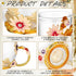 7 Set Set Pcs Floral Tea for Women, Vintage Flower Teapot With Gift Box, Glass Tea Kettle, Fancy Cup, Mug With Coasters