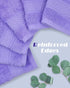 Cleanbear Wash Cloths - Large Cotton Facecloths, 6 Ultra-Soft Washcloths for Bathroom and Guestroom (Lavender)