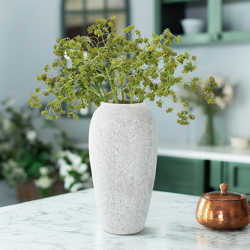Thiccywoov 6 16 Inch Pcs Green Faux Berry Stems for Vase, Artificial Greenery Stems Branches for Home Decor, Farmhouse