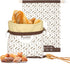 Beeswax Bread Bags for Homemade Bread & Sourdough, Elegant 2-Pack XL Reusable