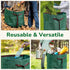 53 2 Pack GreatBuddy Lawn Bag, Gallon Yard Waste Bags, Heavy Duty PP Garden Leaf Bags for Leaves, Grass and Debris