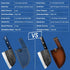 XYJ Antique Forged Butcher Knife - Serbian-Style Chef's Knife with Sheath, Heavy-Duty Meat Cleaver