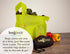 BagPodz 50lbs 10 Pack Sturdy Reusable Grocery Bags Foldable and Washable - Made From RipStop Nylon Hold - Designed