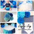 12 Pcs Tissue Pom Poms Kit, Tissue Paper Flowers for Birthday, Baby Shower, Graduation, Bachelorette Party Decoration