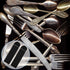 Weewooday 18 Pieces Silver Storage Bags, Flatware Storage Box, Black Velvet Cloth Organizers for Kitchen Utensils