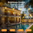 65Ft 20M Dimmable ST38 Bulb MGVIH Outdoor String Led Patio Lights: Outside Waterproof Light with Remote Shatterproof