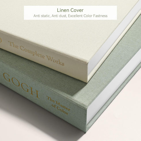 '-Set 2 Aesthetic Decorative Books of Minimalist Linen Hardcover Faux/Fake Books for Coffee Table Home Decor Living Room