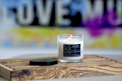 Lulu Candles | Jasmine, Oud & Sandalwood | Luxury Scented Soy Jar Candle | Hand Poured in The USA | Highly Scented (6
