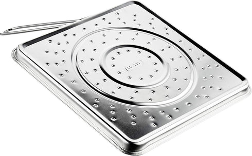 Ibili Classica Foldable Tin Plate Bread Toaster Camping Cookware, Ideal For Use On Gas Flame - Made in Spain - 20cmx20cm - 7.8"x7.8" by IBILI