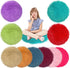 30 16 Inch Pcs Kids Crazy Carpet Circle Seats Round Floor Mat Kids Floor Cushions Soft Colorful Educational Classroom