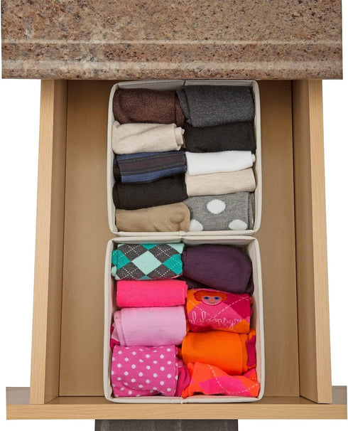 Simplify Nedium Drawer Organizer, Faux Jute (25513-FEJ)