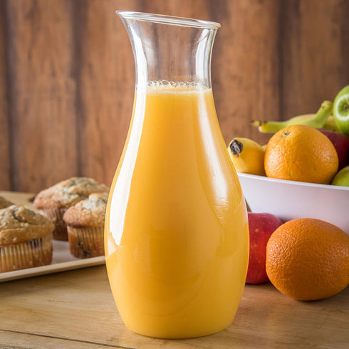 Carlisle FoodService Products Cascata Carafe Juice Jar, 1.5 L, Clear, Plastic
