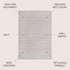3x5, (SCN102D-3) JONATHAN Y Aarhus High-Low Striped Indoor/Outdoor Area Rug Gray/Ivory, Minimalist Geometric, Classic