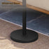 ET30BR YATINEY Round Side End Table for Small Spaces, Pedestal Style Martini Drink Side Table in Living Room, Bedroom