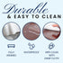 BRODER MFG. INC. Tablecloth Protector Crystal Clear Vinyl (52"x70" Oblong) - Durable for Parties & Everyday Use