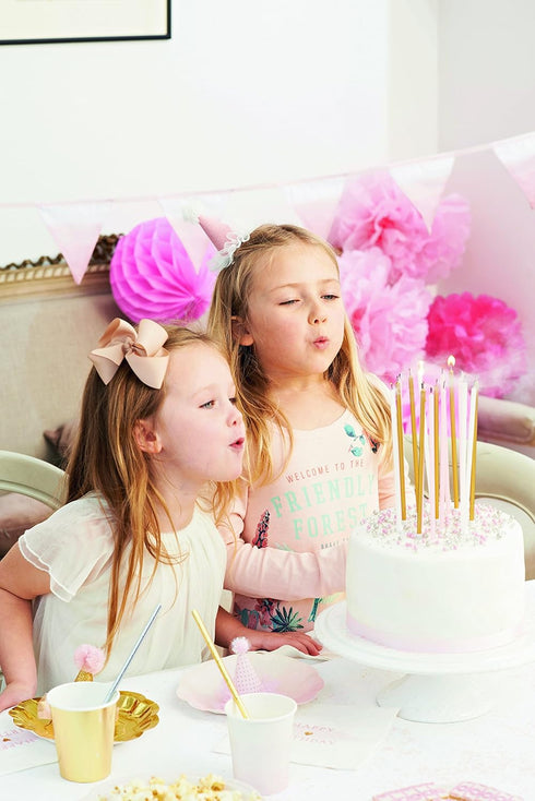 1st 180 cm 120 cm Talking Tables Pink And Gold Party Supplies | Pink Paper Table Cloth | Great For Baby Shower, Girls