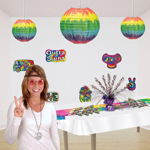 Beistle Tie Dye Lanterns