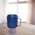 Rehabilitation Advantage Insulated Plastic Mug with Tumbler Lid, 8oz, Blue, Non-Weighted