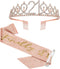 Finally 21 Sash and Crown Set for Girls, 21st Birthday Party Favor Supplies