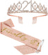 Finally 21 Sash and Crown Set for Girls, 21st Birthday Party Favor Supplies