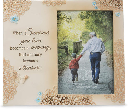 Treasured Memory Memorial Picture Frame - Pavilion, 4x6 Inch