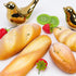 6pcs Set Woration Fake Bread Decoration Realistic Loaves Artificial French Loaf Dessert Faux Food for Home Kitchen