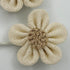 Curtain Tiebacks for Curtains, Boho Holdbacks with Flower Decor, Jute Rope Tie Backs for Indoor Outdoor Use, Set of 4