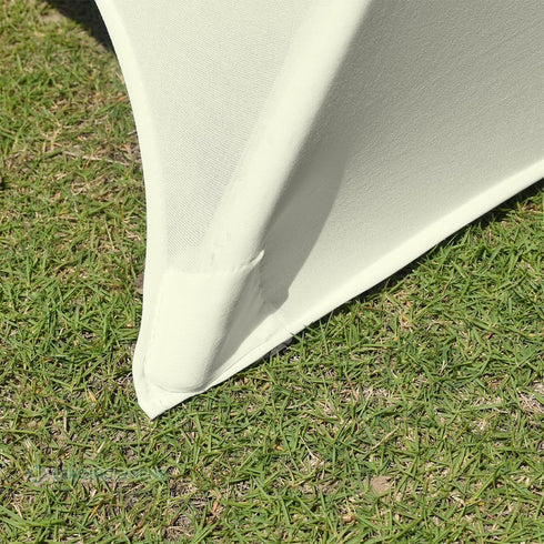 1 Spandex Folding Chair Covers with Arched Front Design - Durable and Stylish Slipcovers for Wedding Receptions