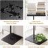 360 NiHome Minimalist Height Adjustable End Table, Rotatable Sofa Armrest Side Tray Table, Adjustable Legs Space-Saving