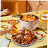 Stainless Steel Griddle, Large Pot for Cooking Korean Pan, Small Pots for Ramen, Hot Pot, Home Cooking