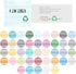 Cacala 100% Turkish Cotton Kitchen Tea Towels, Aquamarine, Highly Absorbent, Quick Drying, 23 x 36