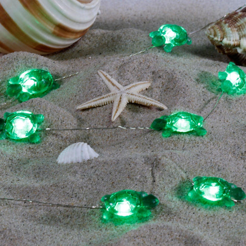 Turtle String Lights, Impress Life 10 ft LED Silver Wire with 40 LEDs and Remote for Indoor/Outdoor