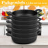Mini Cast Iron Skillets Set: 5 x 5 x 1.3 Inch Black Ramekin Dish, Oven Safe Cookware for Indoor Outdoor (6 Pack)