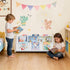 4-Tier 28.7 15.7 13.6 Kids Bookshelf - Montessori Book Shelf for Kids Rooms, Easy Installation, Eco-Friendly Wooden
