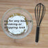 High Temperature Silicone Whisk, 10 inch Stirrer with Good Grip Design for Blending, Whisking, Beating, Cooking, Baking